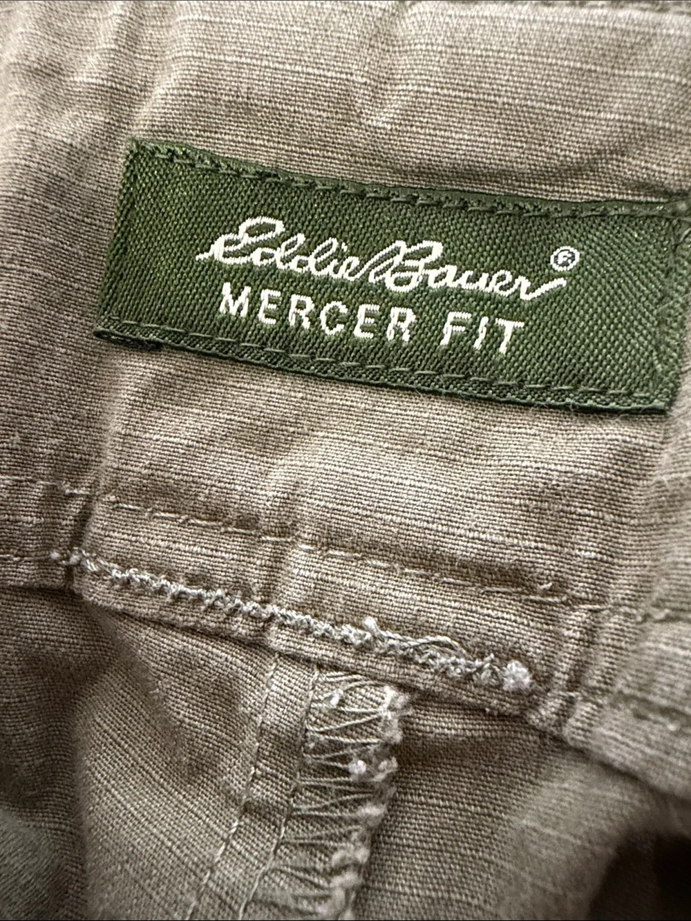 Eddie Bauer Olive Green Cargo Shorts - Picture 3 of 7